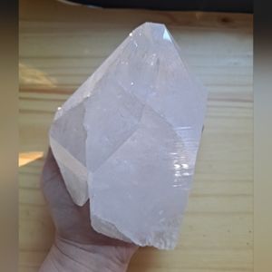 Large Clear Quartz Crystal Point Free Standing Crystal